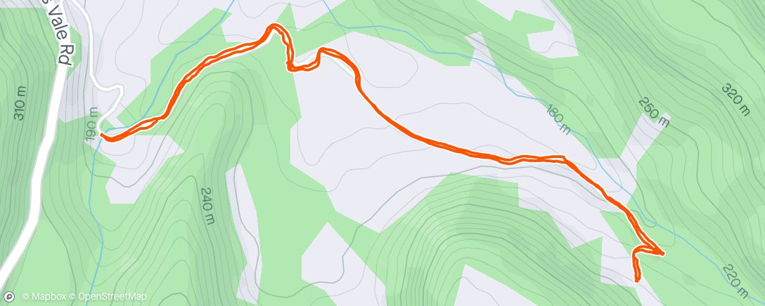 Map of the activity, Them thar hills