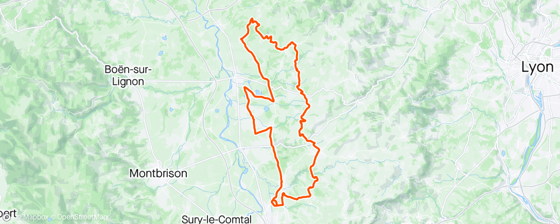 Map of the activity, Loire Ladies Tour - dag 1