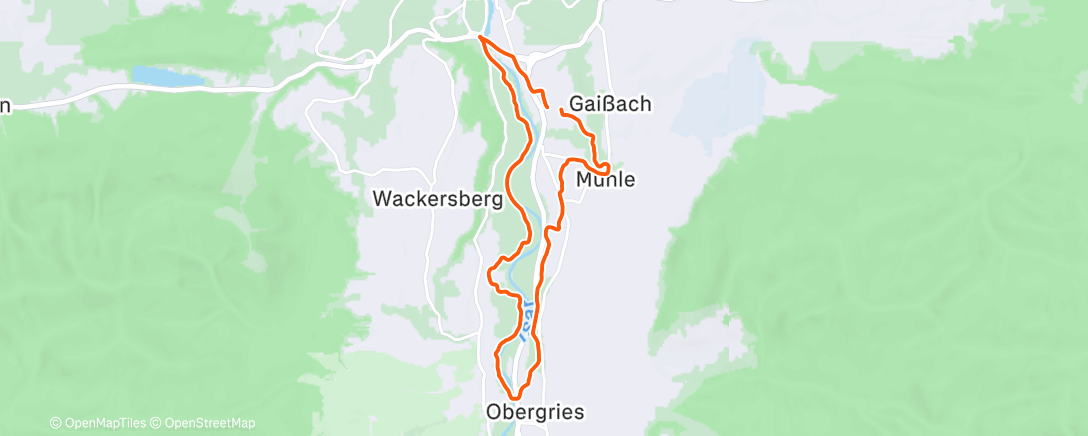 Map of the activity, Gemütlicher Jahresabschluss