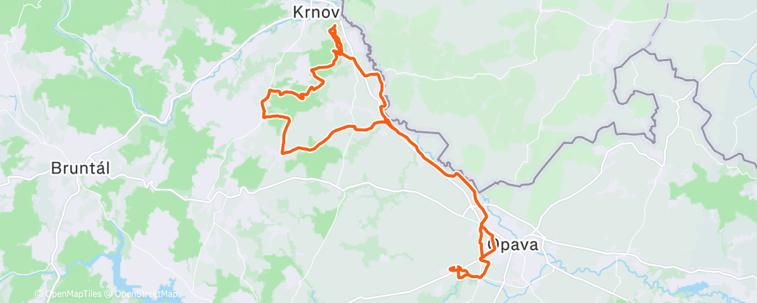 Map of the activity, Morning Gravel Ride 👌☀️