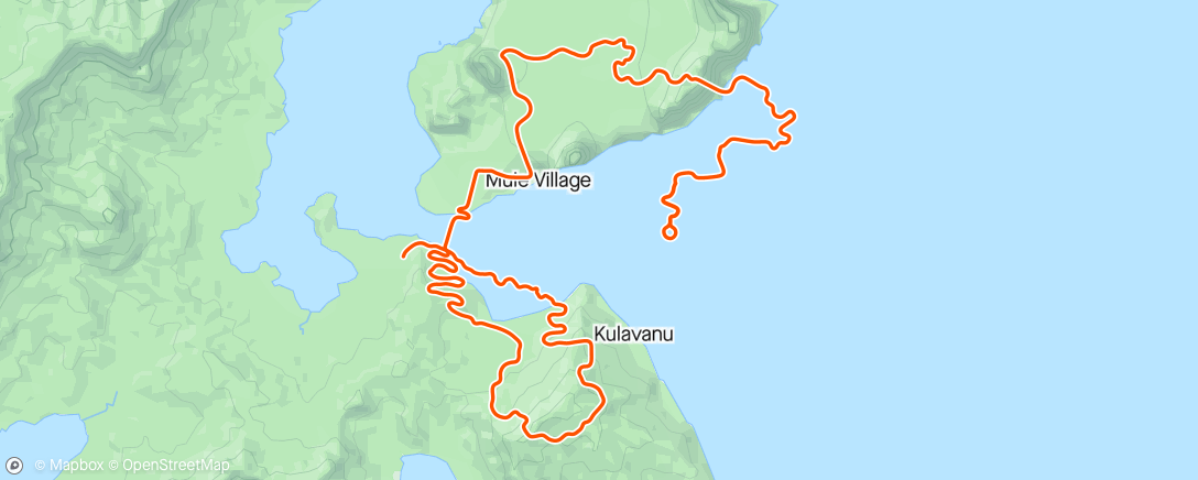 Mappa dell'attività Zwift - Mountain Mash in Watopia