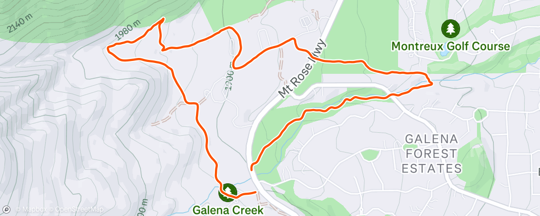 Map of the activity, first Ride on YT Decoy, exceeded my expectations with the Ohlins suspension, ride cut short from May snowstorm ❄️