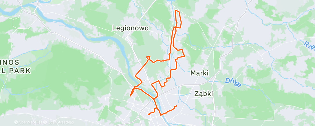 Map of the activity, Krejziporanek Grupetto #39/25
