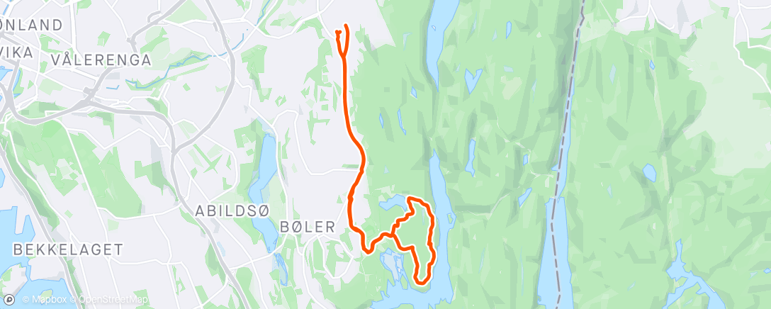Map of the activity, Frøy kids