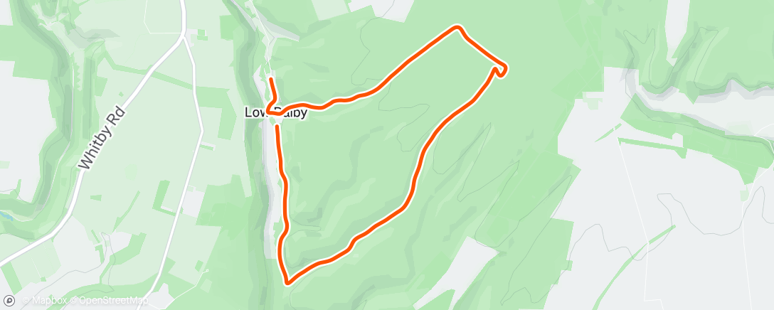 Mapa da atividade, Dalby Dash 10k