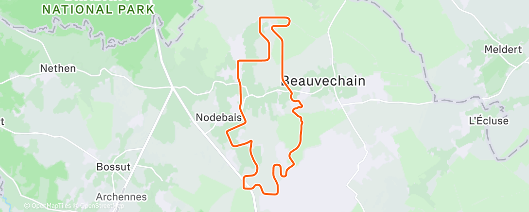 Map of the activity, Fantacycling FINALS Stage 2 🥈