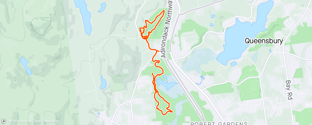 Map of the activity, Ride with Wyatt