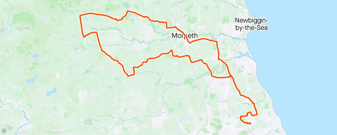 Map of the activity, Updated Saturday morning ride