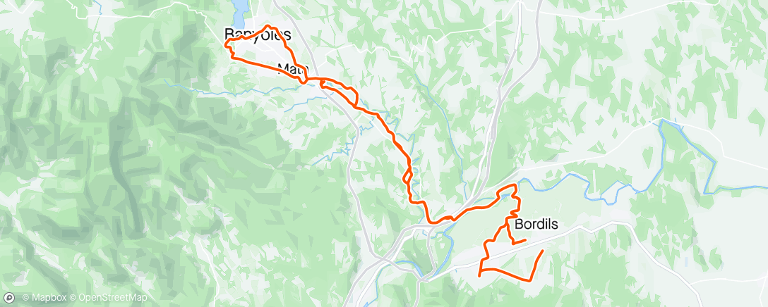 Map of the activity, Gravel cap a Banyoles descobrint nous camins amb en Jordi