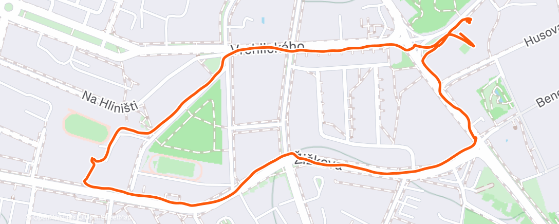 Map of the activity, Lunch Walk