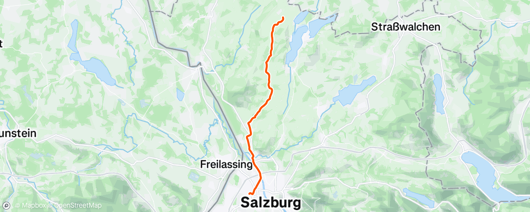 Map of the activity, Gravel-Fahrt am Morgen