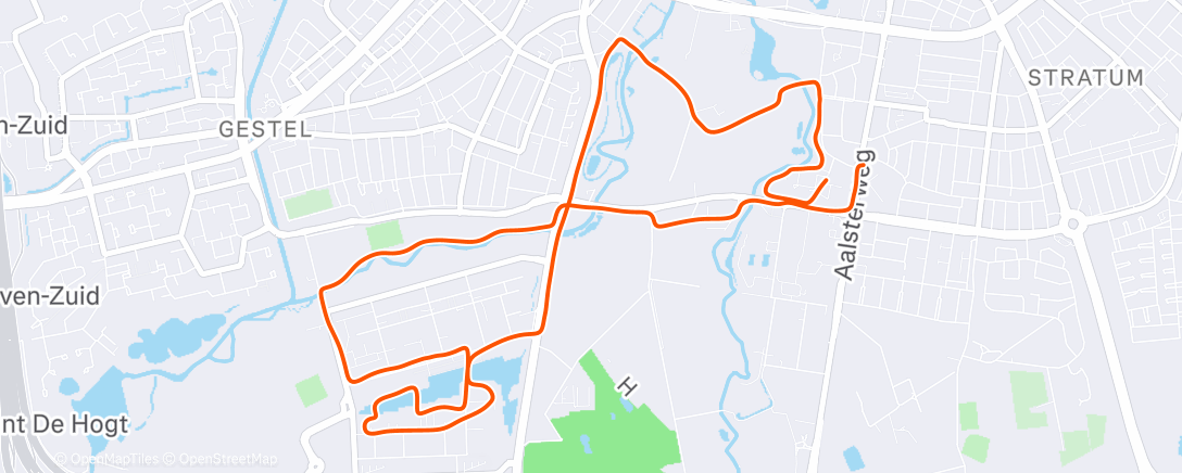 Map of the activity, 6x1.000