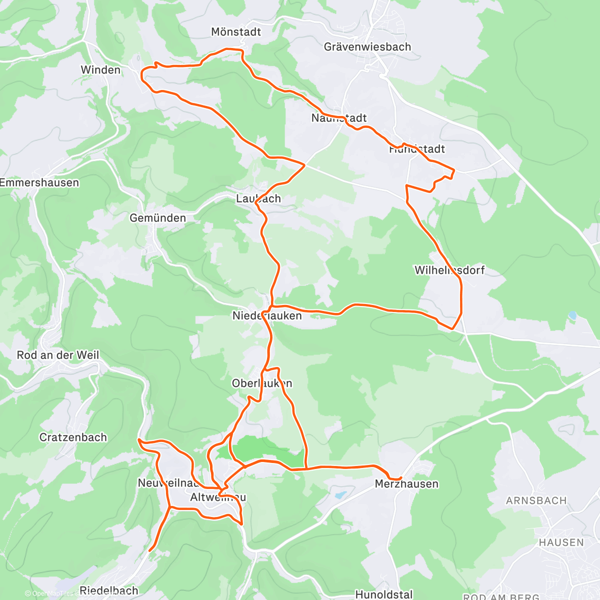 Map of the activity, Taunustaler Xmas Hm Battle Tag 4