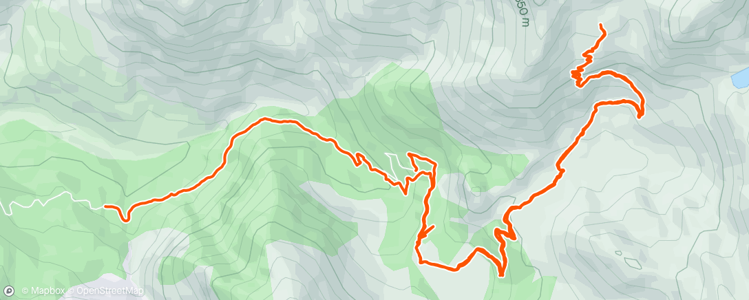 Carte de l'activité Ascension du mont pelat raté trop de neige