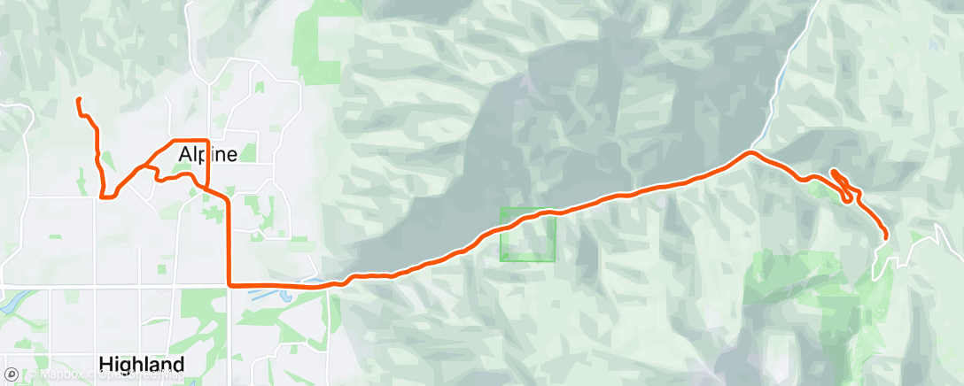 Map of the activity, Morning Ride