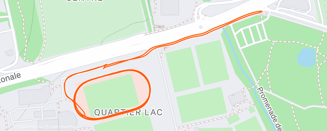 Map of the activity, Tester le genou👍