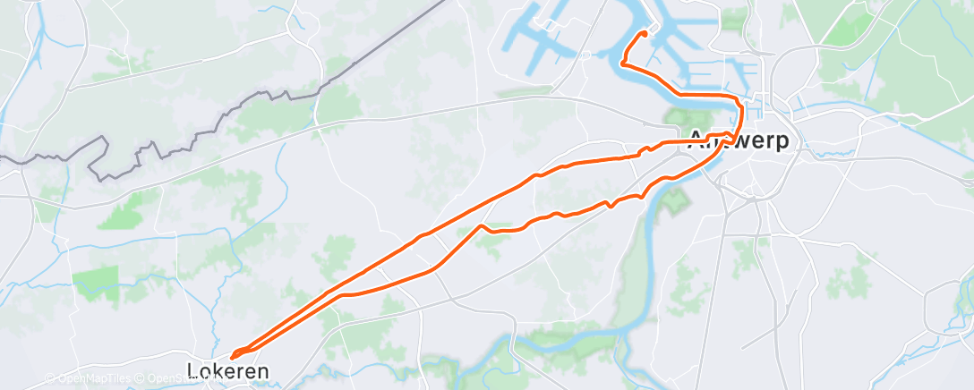 Map of the activity, Herfstig weer