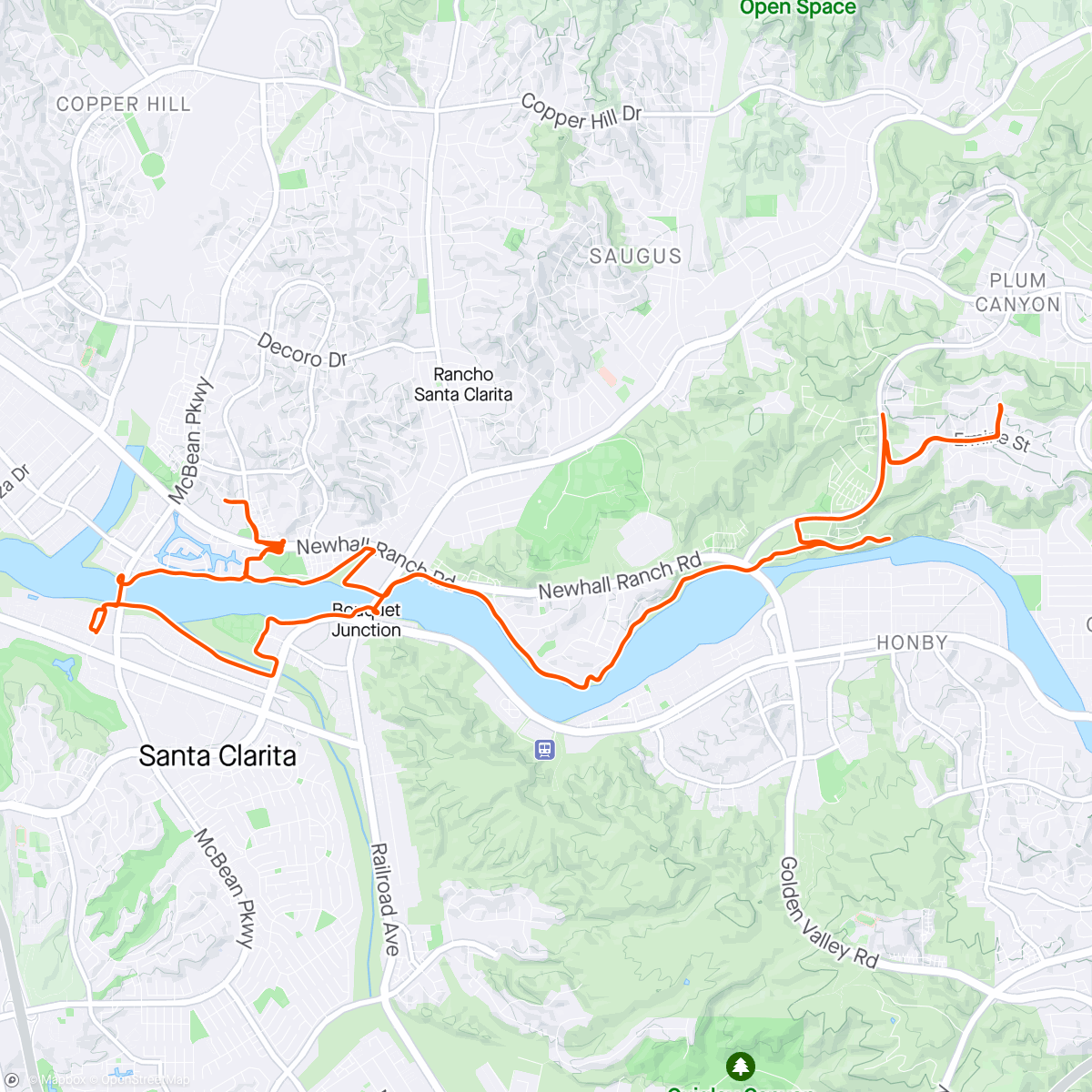 Map of the activity, Followed by a Moon Shadow
