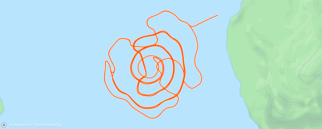 Map of the activity, Zwift - The Wriggler in Watopia