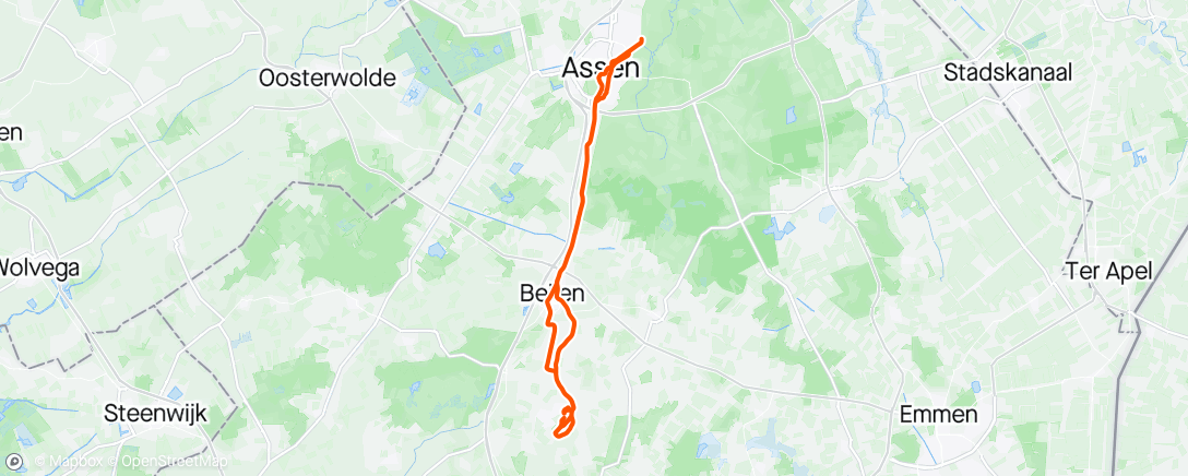 Map of the activity, Was not sure I’d make it back home 🫠