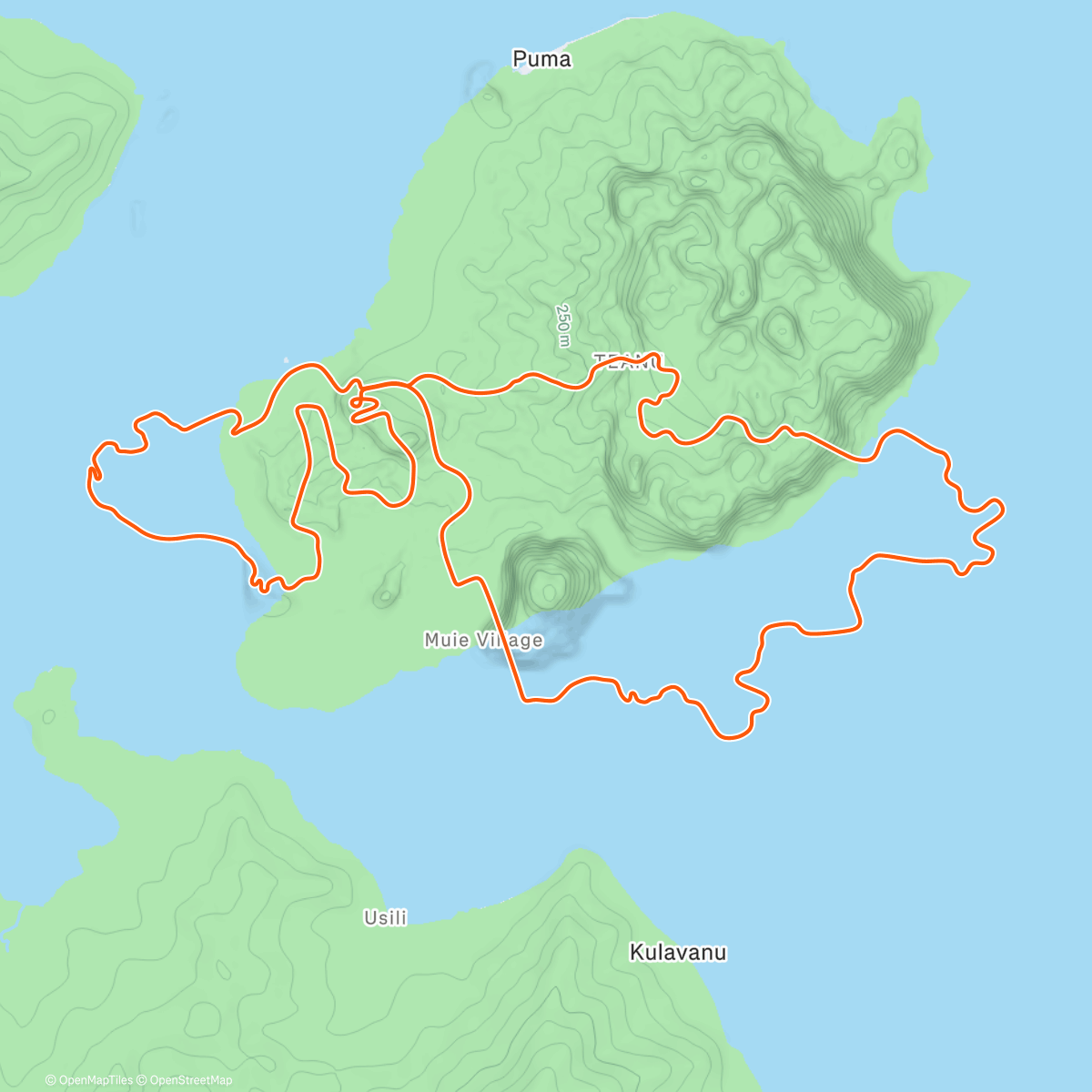 Map of the activity, Zwift - The Magnificent 8 in Watopia