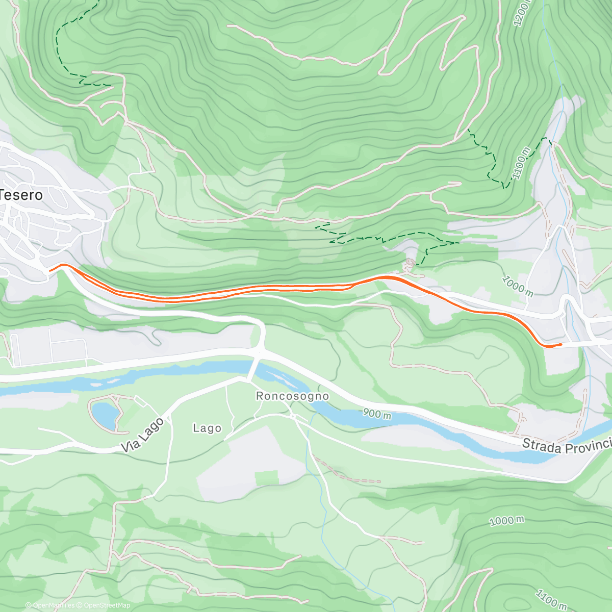 Map of the activity, Hotell löp