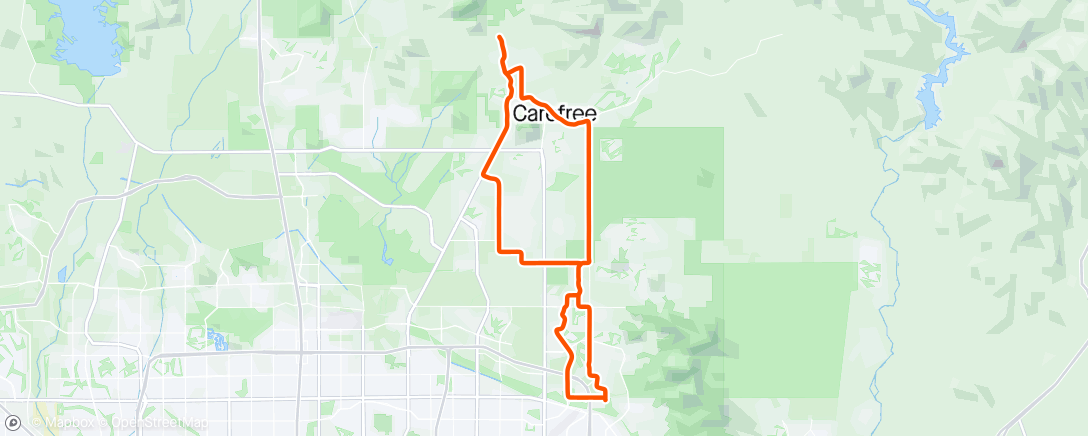 Map of the activity, Cyclologic Ride