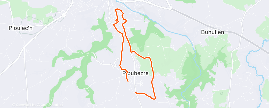 活动地图，5km rapide