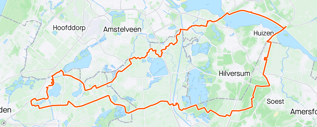 Mapa de la actividad (Rondje Gooimeer met mooi gezelschap)