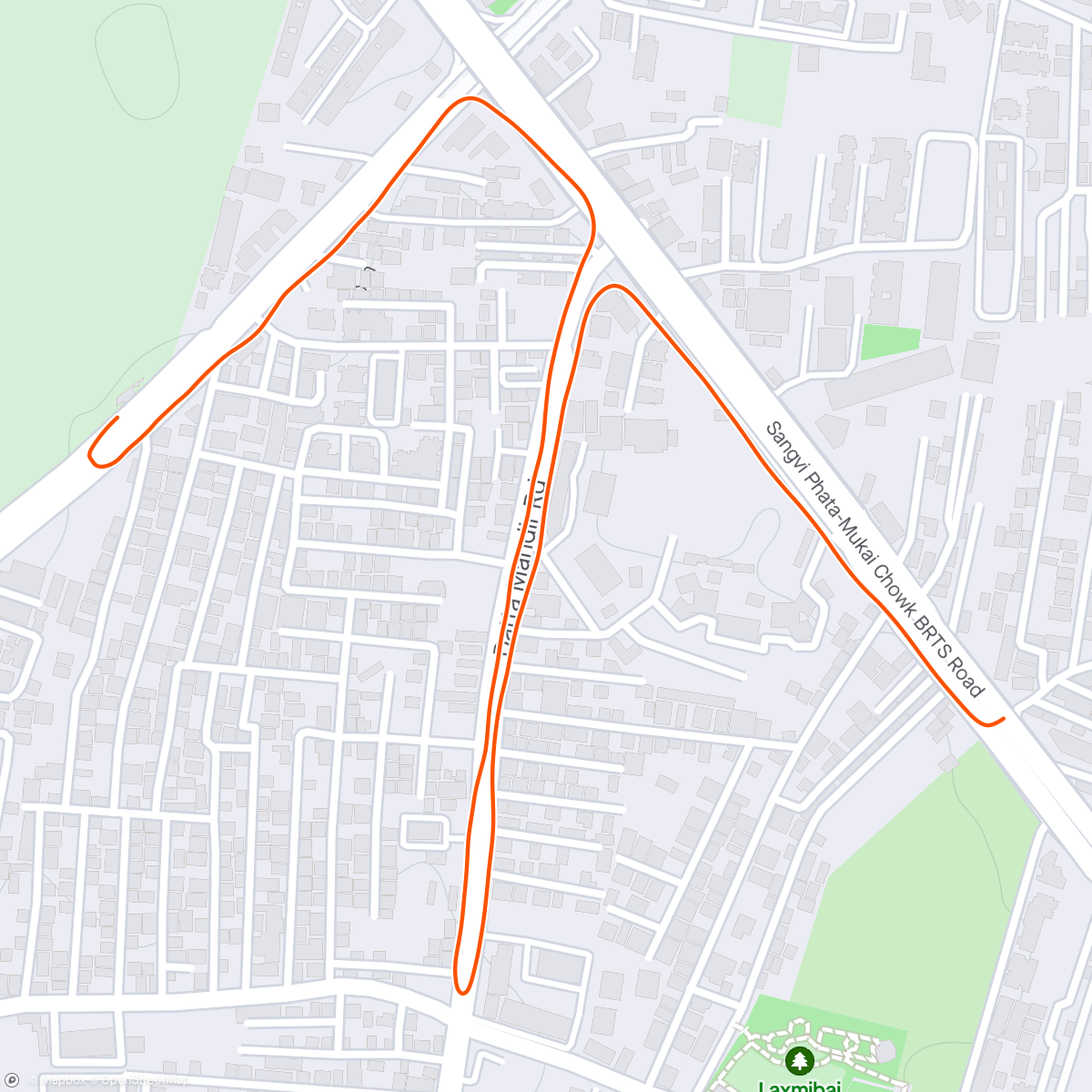 Map of the activity, Walk 23 : Morning Walk