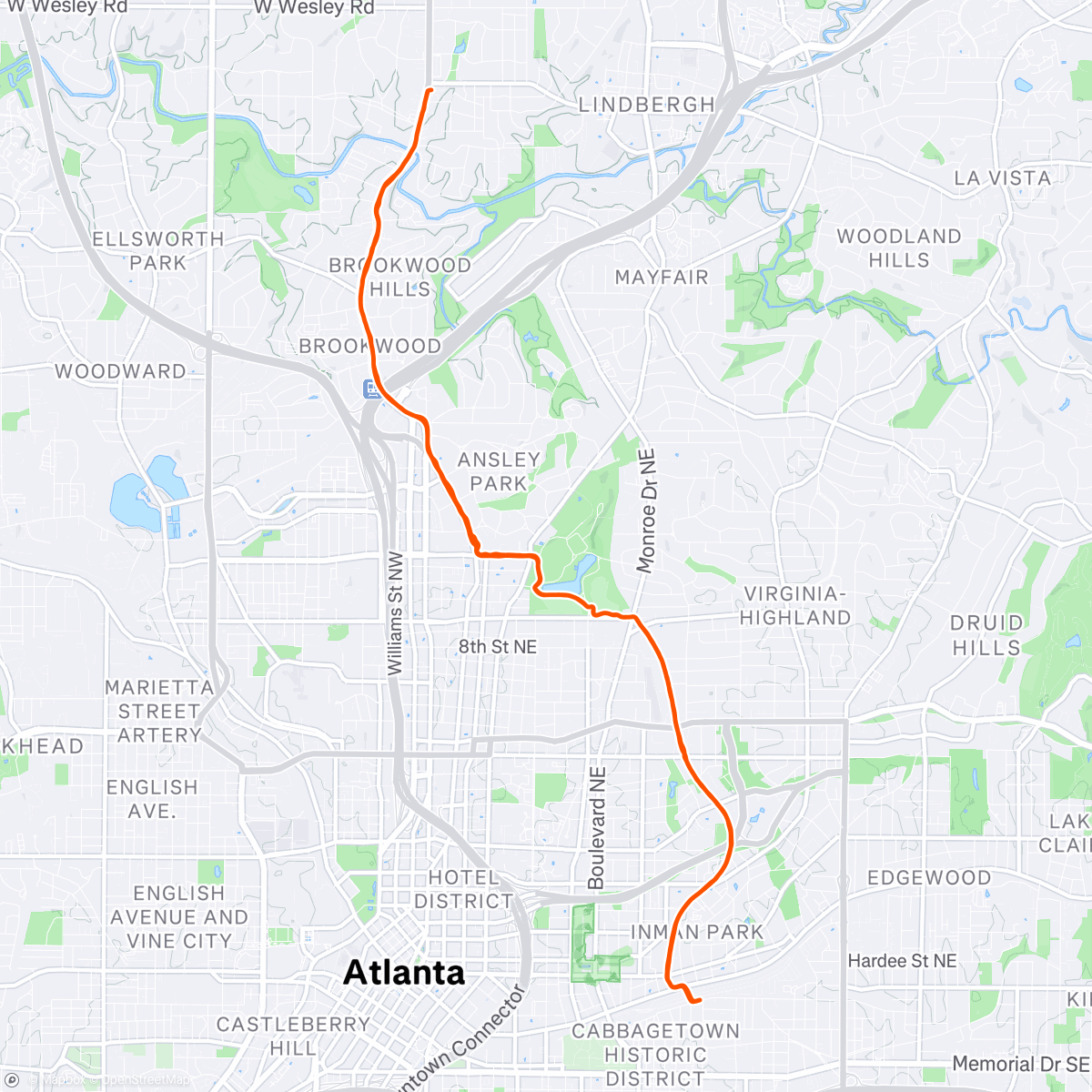 Map of the activity, Devil in Me