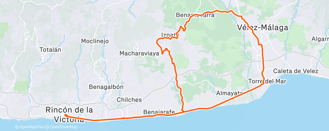 Map of the activity, Lunch Ride 🐟 💨