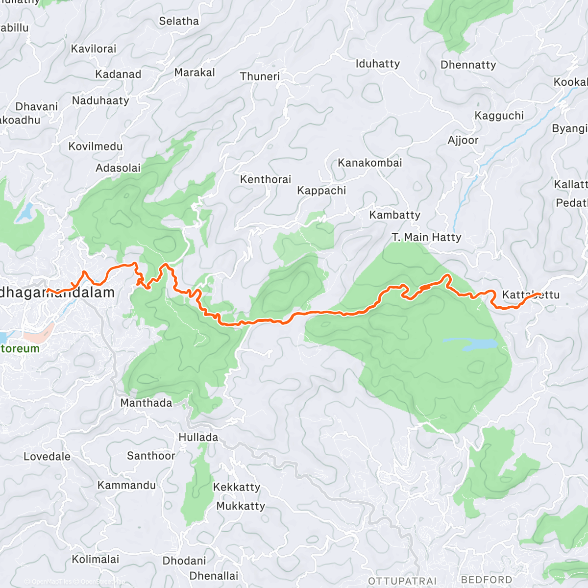 Map of the activity, 2.5hrs, not a single cloud 🥲