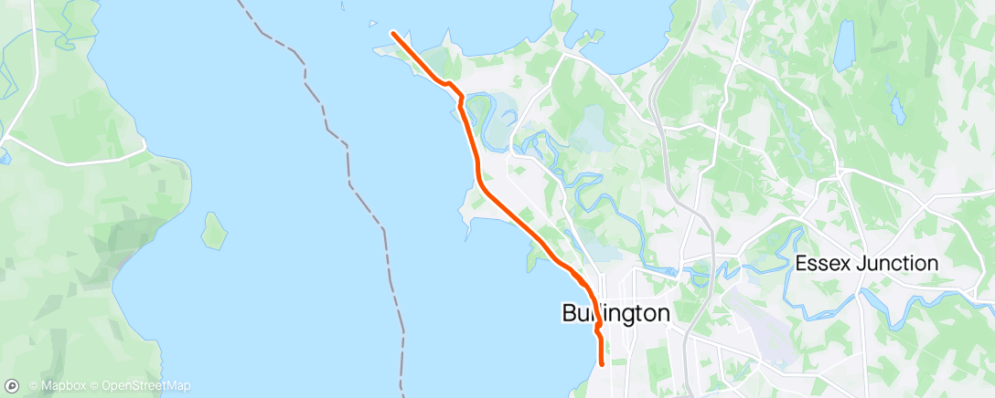 Map of the activity, Island Line Trail
