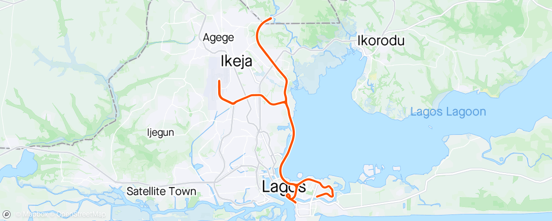 Map of the activity, A brand ambassador of *Pitstop community* where our main aim is Keeping Lagos Healthy! Ride it! Walk it! Run it! Love it! Live it!..... Wellness is Us!