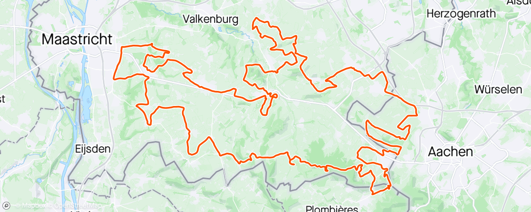 Map of the activity, Wielervereniging weekend