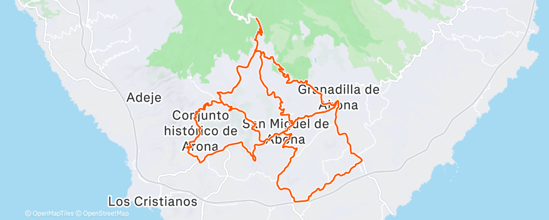 Map of the activity, Morning Ride