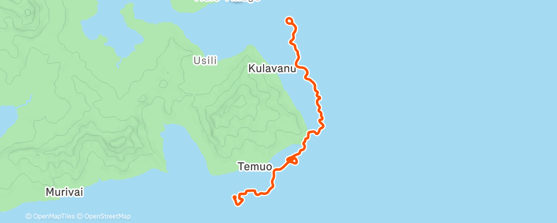 Map of the activity, Zwift - Southern Coast Cruise in Watopia