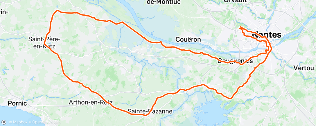 Map of the activity, Sortie dominicale