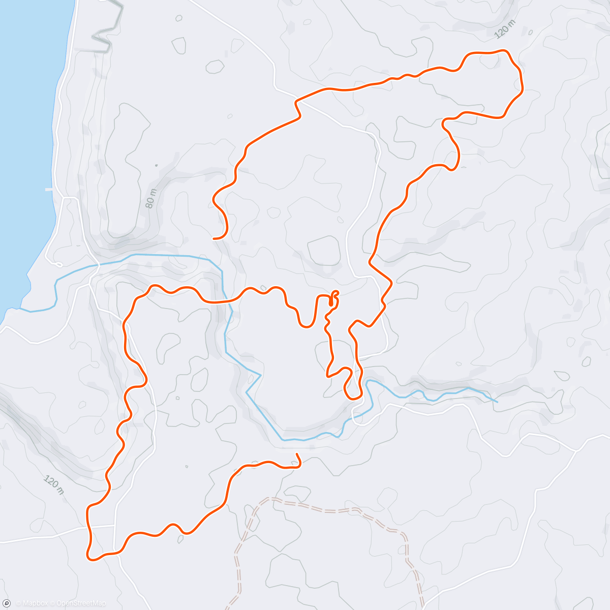 Map of the activity, Zwift - Suki's Playground in Makuri Islands