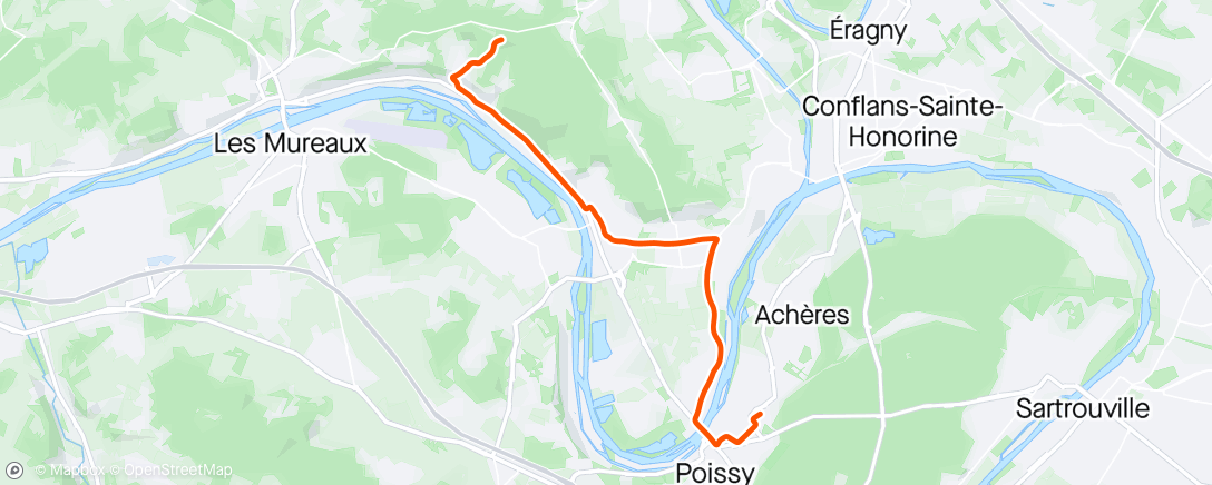 Map of the activity, Direction la bosse