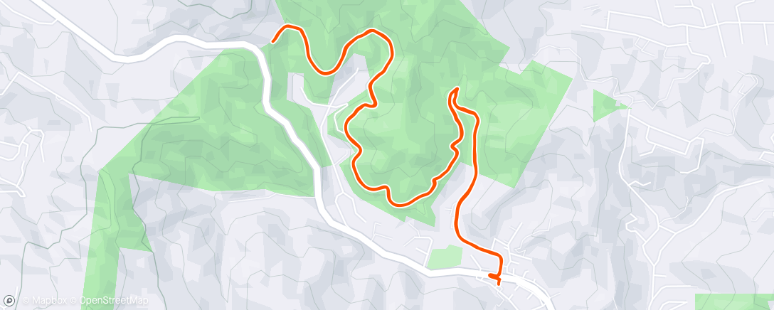 Map of the activity, Easy Trail