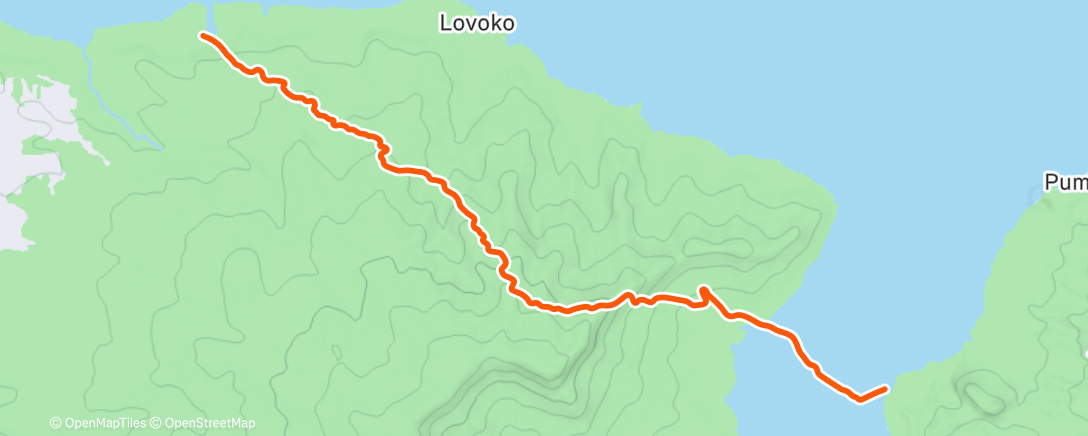 Map of the activity, Zwift - hypoxia