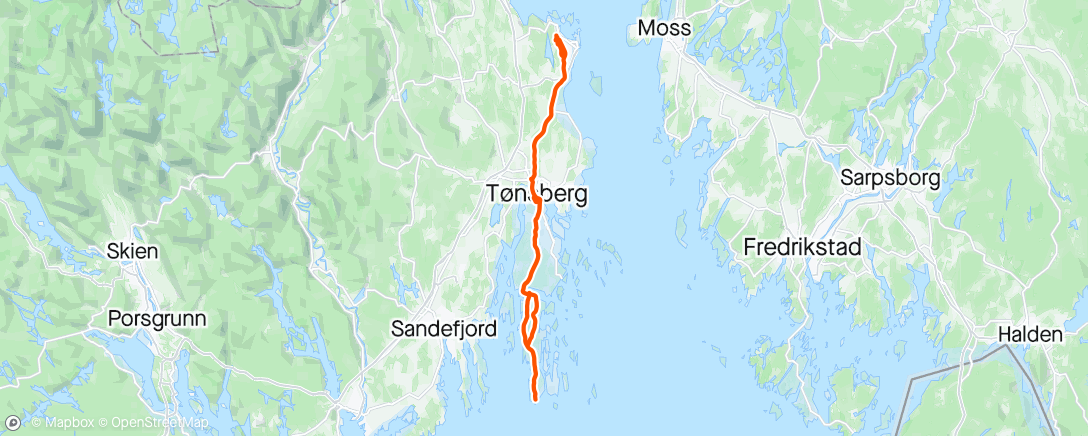 Map of the activity, Verdens ende