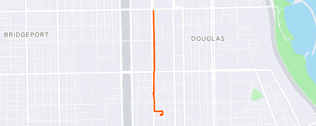 Карта физической активности (Afternoon Run)