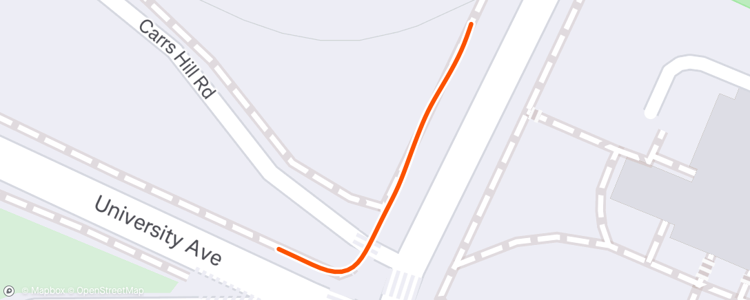 Map of the activity, Evening Walk
