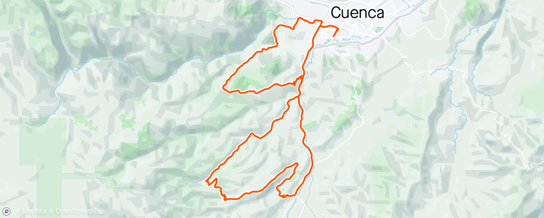 Map of the activity, Nero - Tutupali - San Agustín - Cuenca