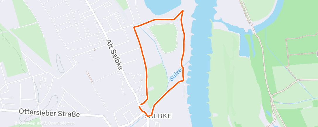 Карта физической активности (Spaziergang am Nachmittag)