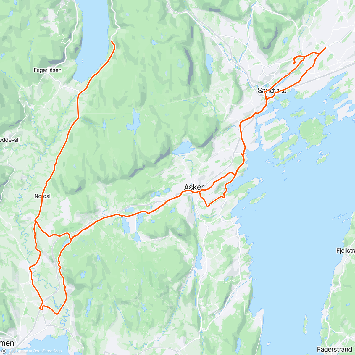アクティビティ「Hardkjør med BOC2」の地図