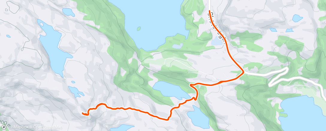 Карта физической активности (Tur til Hesjetinden)